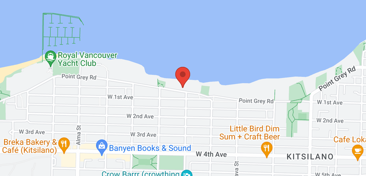 map of 3281 POINT GREY ROAD